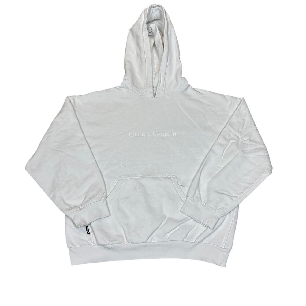 Gosha Rubchinskiy Save & Survive Embroidered Hoodie Men's Large READ